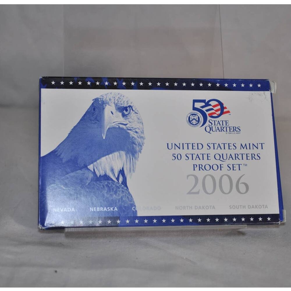 US Mint 2006 5-State Quarter Clad Proof Set OGP
